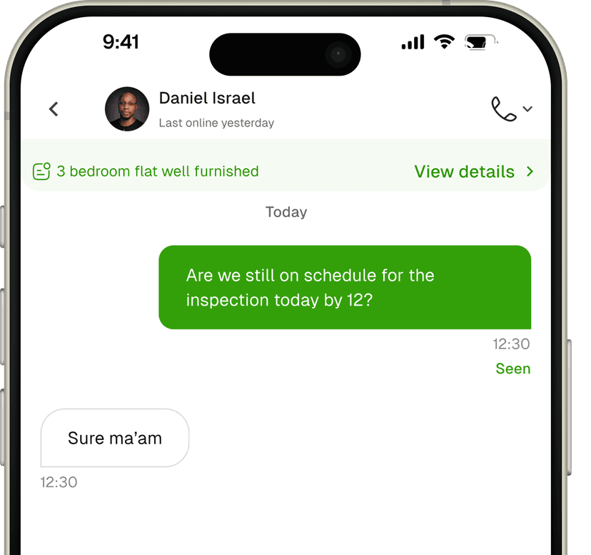 EasyFynd chat with verified agents